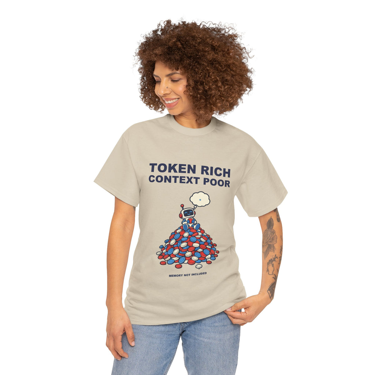Token rich, context poor T-shirt